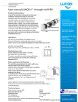 Lunos e2 user manual - 475 - 475 High Performance Building Supply