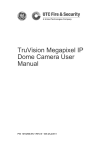 TruVision Megapixel IP Dome Camera User Manual