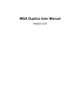 Duplica User Manual - Mark Gurry & Associates
