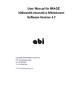 User Manual for IMAGE IQBoardA Interactive Whiteboard Software