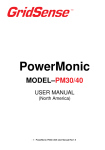 PowerMonic PM30&40 User Manual REV1.9