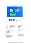 absolute rotary encoder with canopen interface user manual