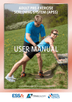 user manual - Exercise Is Medicine ® Australia