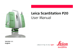 Leica ScanStation P20 User Manual