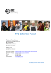 RTO Online User Manual - Education and Training Directorate