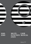 IO65 IO69 MULTI&mdash; FUNCTION OVEN USER MANUAL