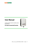SG2K5TL-S PV Grid-Connected Inverter User Manual