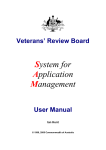 System for Application Management - User Manual