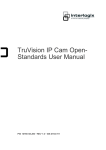 TruVision IP Cam Open-Standards User Manual