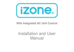 iZone with Unit control User Manual A5 For web upload
