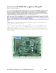 User's manual, JED AVR595 SBC using Atmel's ATmega2561