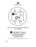 FP111-FP211-FP311 Global Water Flow Probe User's Manual