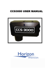 CCS3000 USER MANUAL - Horizon Infrastructure