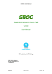 Sparse Hydrodynamic Ocean Code V5199 User Manual