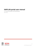 NAPLAN portal user manual: For school principals and administrators
