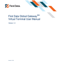 First Data Global Gateway Virtual Terminal User Manual