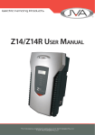 Z14/Z14R UseR ManUal