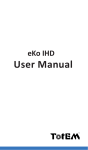 User Manual - TotEM eKo In Home Display / Energy Monitor