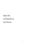Telstra T95 3G Mobile Phone User Manual