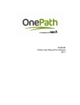 OnePath Online User Manual for Advisers 2011
