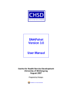 SNAPshot Version 3.8 User Manual - (AHSRI) @ UOW