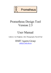 Prometheus Design Tool Version 2.5 User Manual