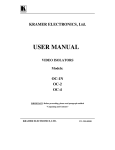 USER MANUAL - Murray Tregonning & Associates