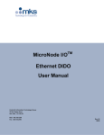 MicroNode I/O Ethernet DIDO User Manual