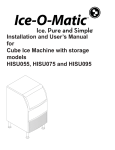Installation and User's Manual for Cube Ice