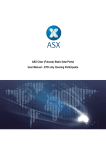ASX Clear (Futures) Static Data Portal User Manual – ETD only