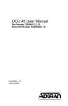 OCU 45 User Manual