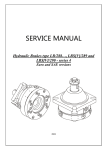 SERVICE MANUAL - Hydraulics International