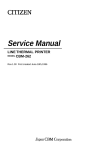 CBM262 Service Manual