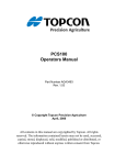 PCS100 Operators Manual
