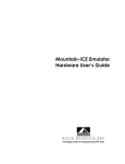 Mountain-ICE Emulator Hardware User's Guide