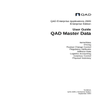 QAD 2008 Enterprise Edition User Guide