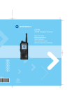 User guide Motorola CEP400 TETRA radio