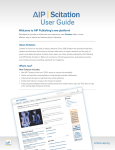 User Guide - AIP Publishing