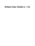 Artisan User Guide (v. 1.2)