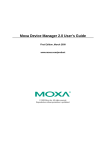 Moxa Device manager User's Guide v1