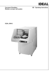 GB Operating Instructions Document Shredders Modular