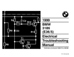 1999 BMW 318ti (E36/5) Electrical Troubleshooting Manual