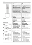 RTS03 Einbau-Sender Build-In Transmitter Operating Instructions