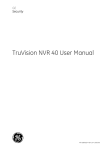 TruVision NVR 40 User Manual - Ber
