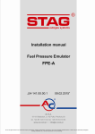 Installation manual Fuel Pressure Emulator