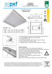 Installation manual PISA ECO LED