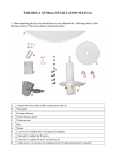 PARABOLA XP 50cm INSTALLATION MANUAL