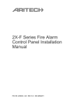 2X-F Series Fire Alarm Control Panel Installation Manual