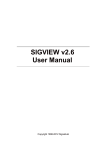 SIGVIEW v2.6 User Manual