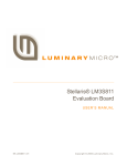 Stellaris® LM3S811 Evaluation Board